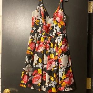 JILL by JILL STUART Floral Short Cocktail Dress
